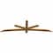 Ekena Millwork Alberta Smooth Timber Gable Bracket, Western Red Cedar, 84"W x 24"H x 1 1/2"D x 3 1/2"F, 7/12 Pitch GBW084X24X0204ALB00SWR - alternate 4